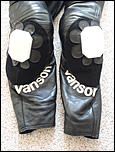 Vanson 1 Piece Suit-knee-pucks-jpg