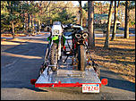 FS/FT: 2 bike trailer; foldable, stands upright on casters. Setup with Pitbull TRS-img_20131231_143440-jpg