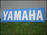 Yamaha blue and white dealership sign face 12'-4'-yamaha-jpg