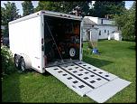 2007 7x14 enclosed trailer dual axle 6.5' inside 220 power, fridge, micro, tool box-20140729_100204-jpg