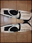 Alpinestars SP-1 One Piece Leathers -- White, Euro 54 (US 44)-img_0407-jpg