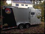 2010 Haulmark v-nose double axle 24ft x 7 Custom Toyhauler Cargo Trailer-002-jpg