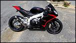 2010 Aprilia RSV4 black with red accents. 6500 miles. k firm.-20140816_152746-jpg