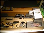Tavor 16.5 FDE, with sling and Giesselle Super Sabra trigger 00 Located in NH-dscn4888-jpg