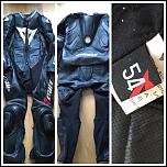 Dainese Leather Race/Track Suit - 1 Piece Black - 0-img_0347-jpg