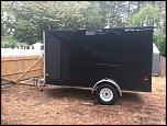 2014 Stealth Aluminum 6x12 V-Nose Trailer-image-jpg