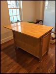 FS: Wooden Kitchen Island - 0-img_8013-jpg