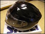 NEW IN BOX, LARGE SHOEI GT-AIR HELMET, BLACK W/ INTERNAL SUN SHIELD-helmet-jpg