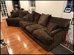 0 Brown Microfiber Sofa and Chair-image2-5-jpeg