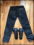 Dainese Riding Jeans (EVO D1) + Kit J Knee Armor - Size 33 - 0-img_1035-jpg