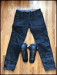 Dainese Riding Jeans (EVO D1) + Kit J Knee Armor - Size 33 - 0-img_1036-jpg