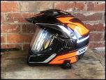 Medium Shoei Hornet X2, black and orange-74dceef1-6947-46be-87a5-37da1e4c9540