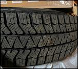 SNOW TIRES (4) Blizzak WS90 195/65R15 on steel rims  - 5-tread-jpg