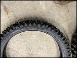 Used Trelleborg/Full Bore friction spike winter dirt bike tires for sale 19/21-72efcb33-1079-467c-ac47-4142846b0308