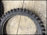 Used Trelleborg/Full Bore friction spike winter dirt bike tires for sale 19/21-244ce247-92f4-42c9-89b0-bfca1dd4f679