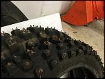 Used Trelleborg/Full Bore friction spike winter dirt bike tires for sale 19/21-8aedeba3-1ee6-40a7-bd5f-59981fc9767d
