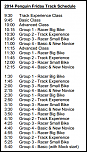 When to start LRRS-friday-schedule-png