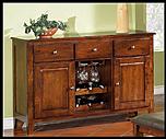 Like New Solid Dark Mango Wood Dining Set and Server-set3-jpg